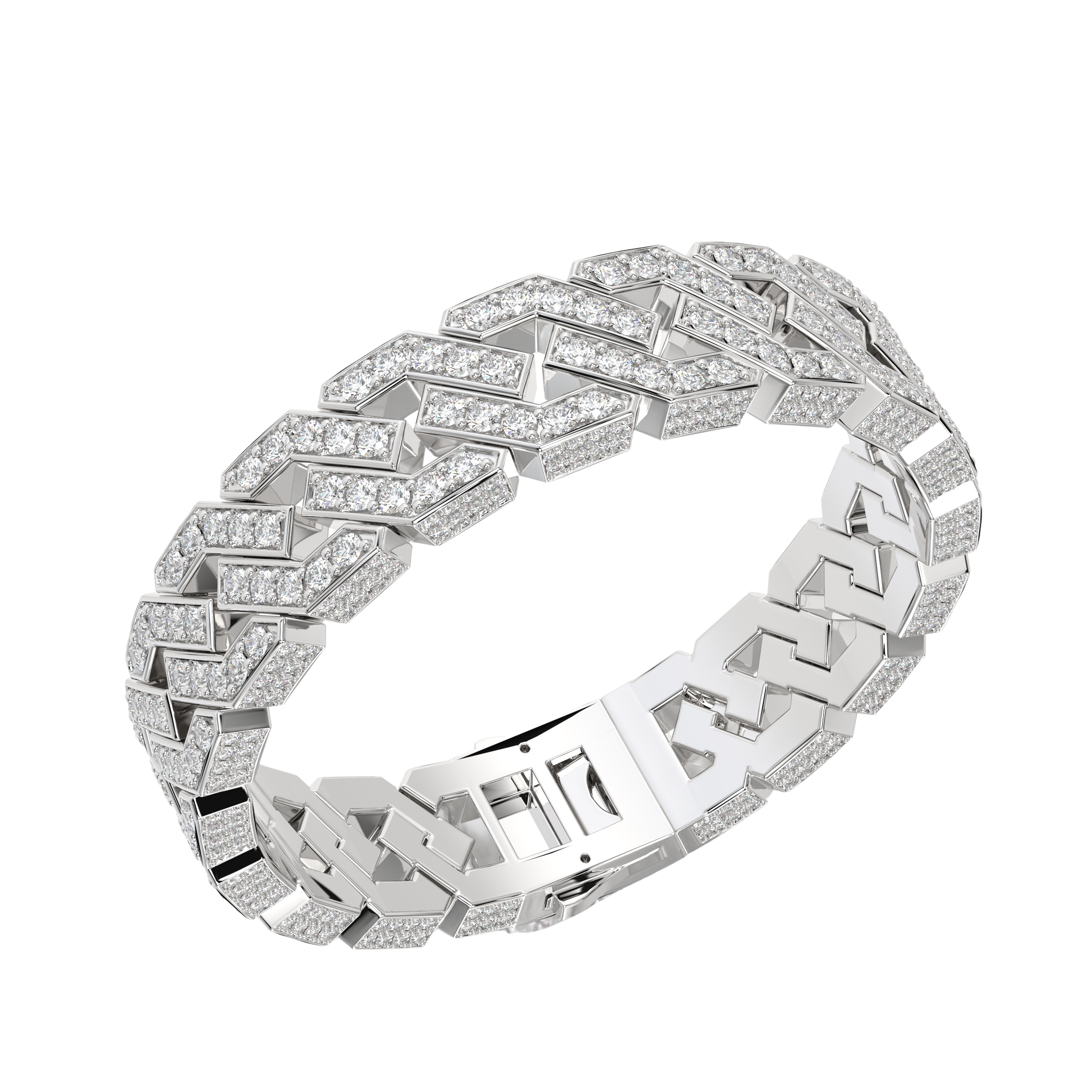 BRACELET FALIM EN OR BLANC