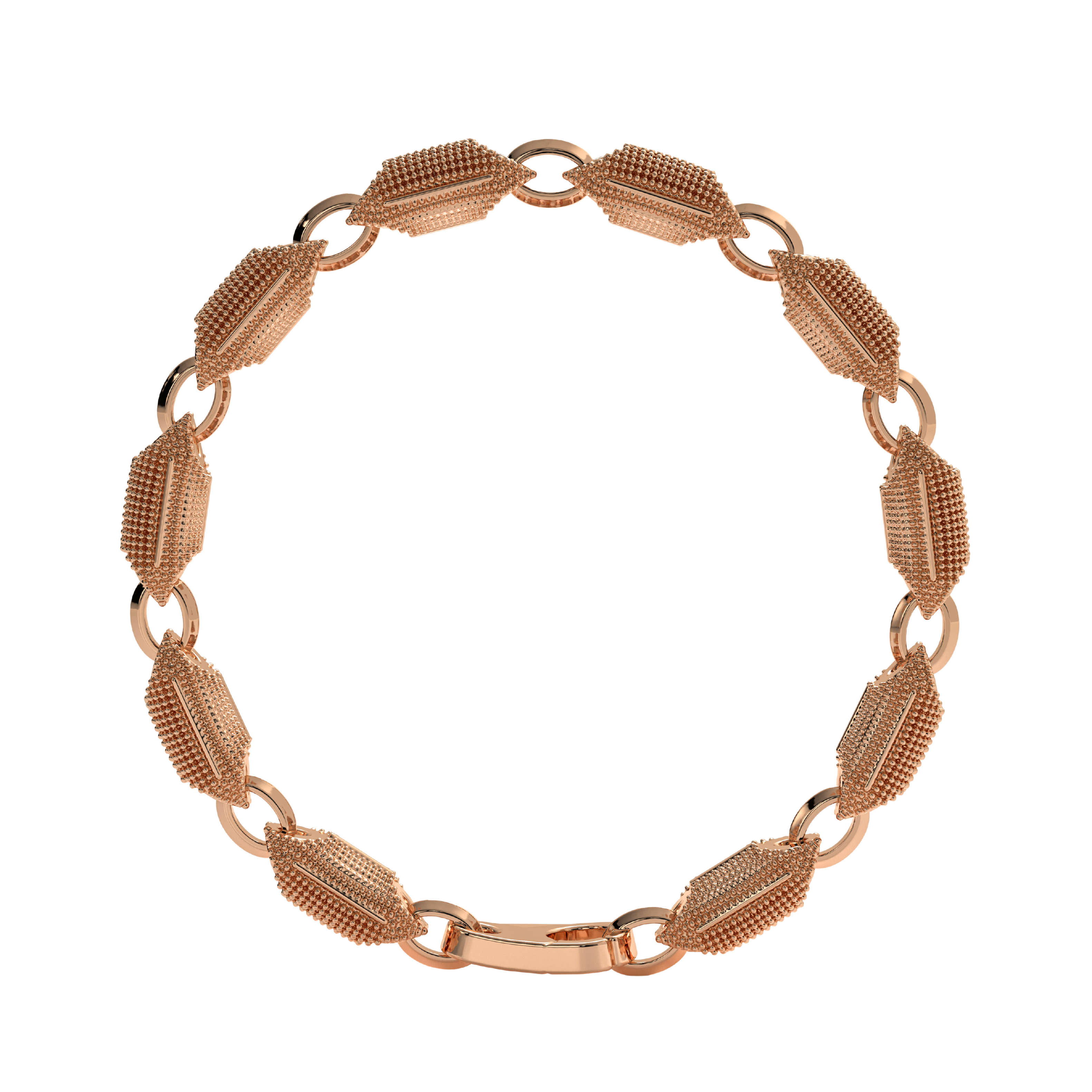 bracelet atame en or rose