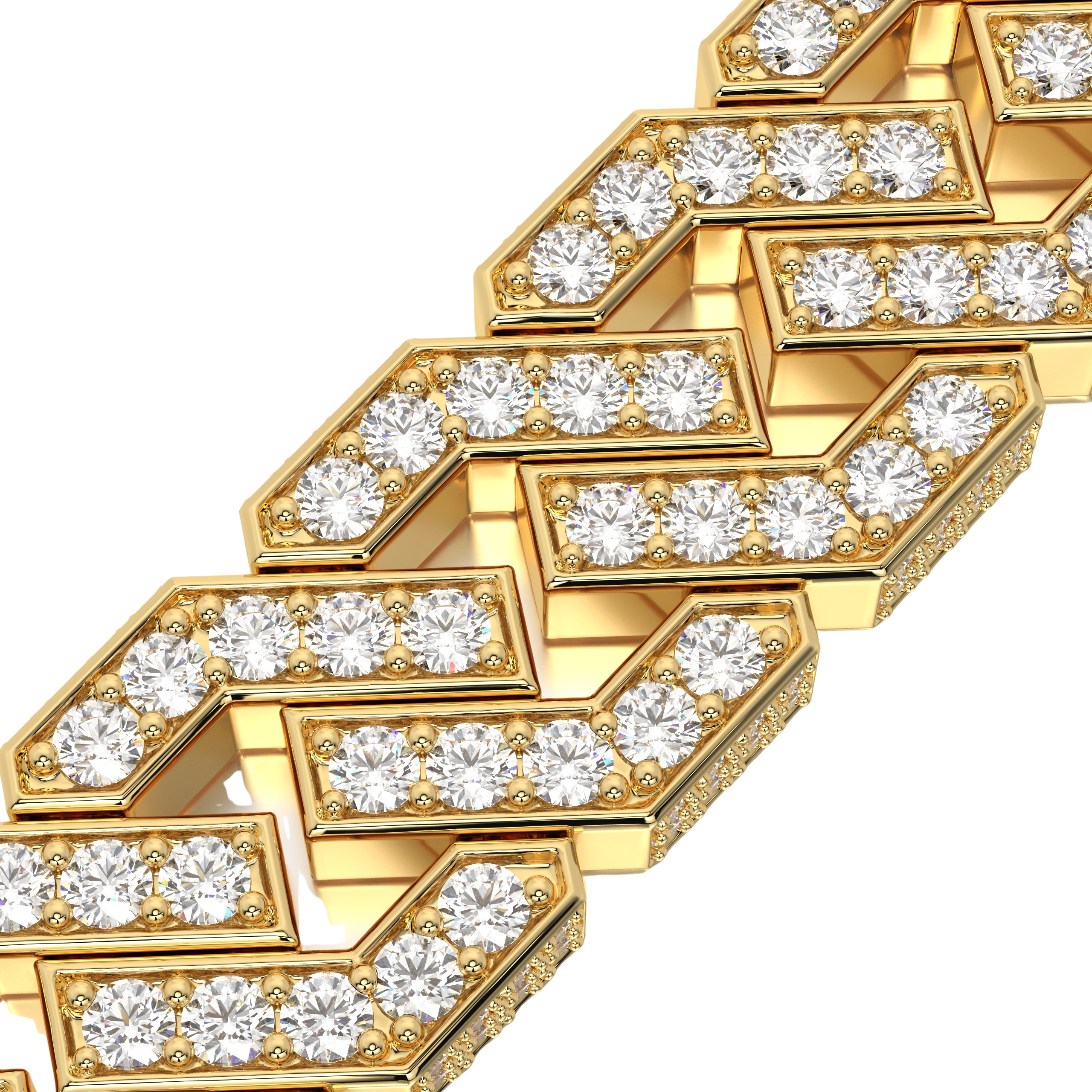 BRACELET  FALIM EN OR BLANC