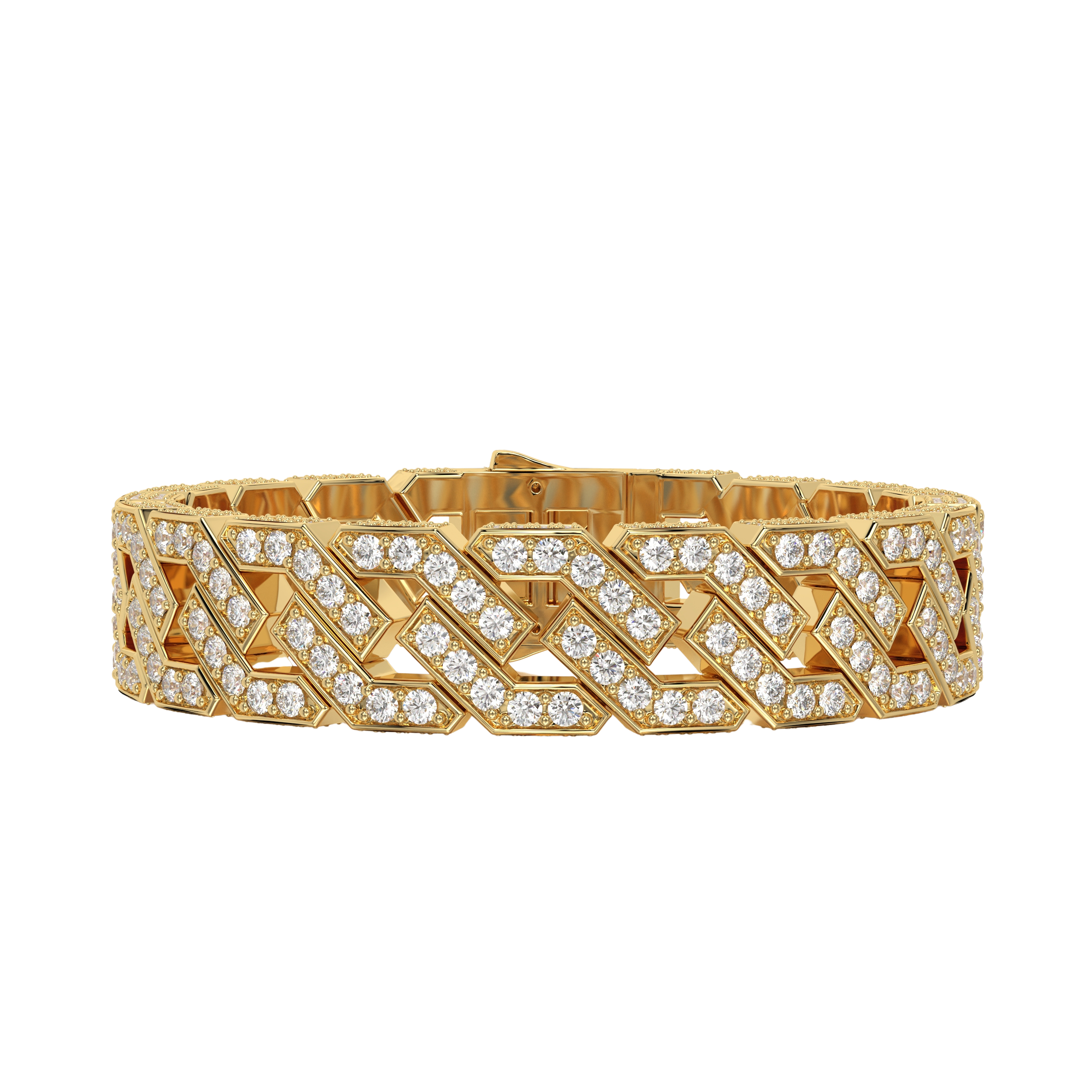 BRACELET  FALIM EN OR BLANC