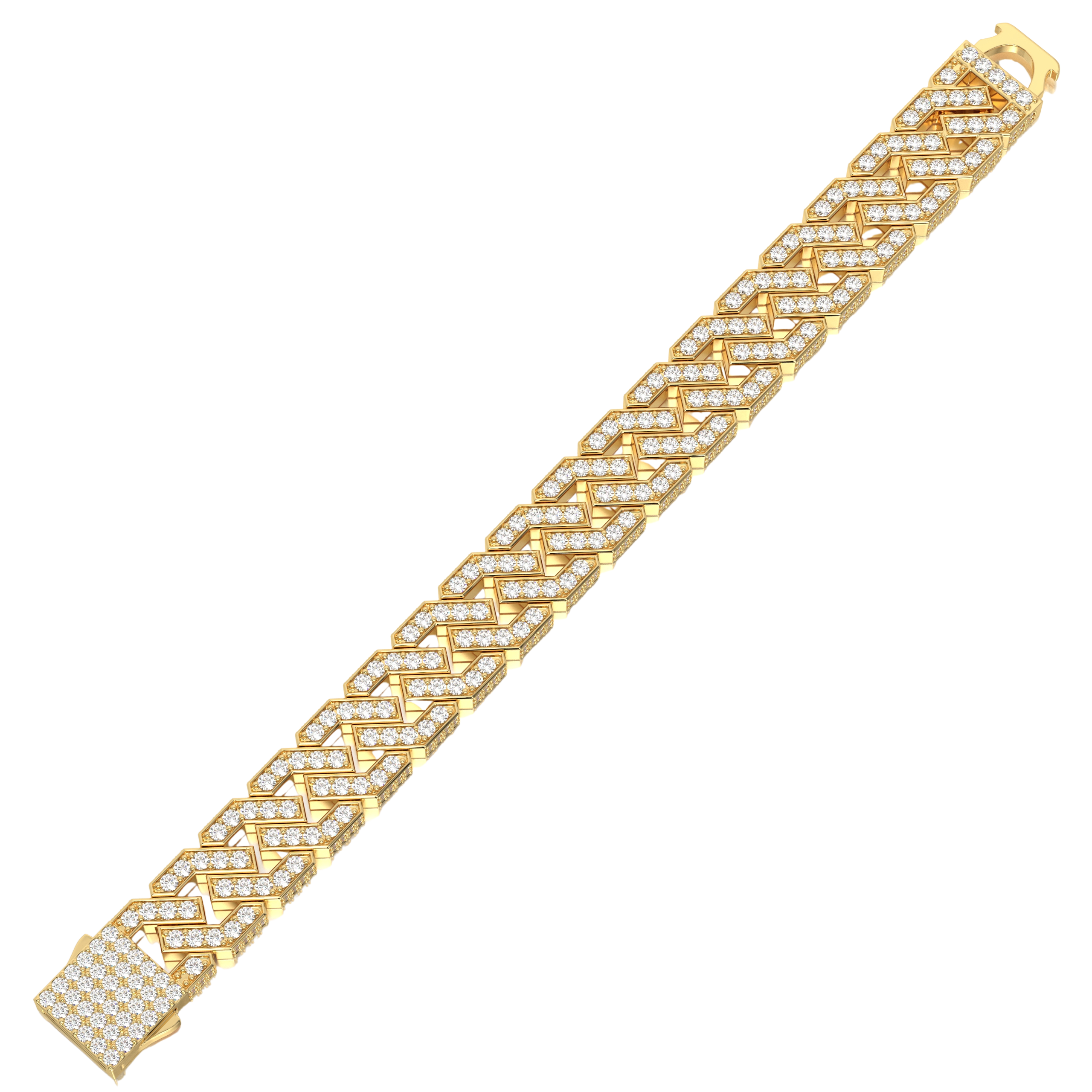 BRACELET  FALIM EN OR BLANC
