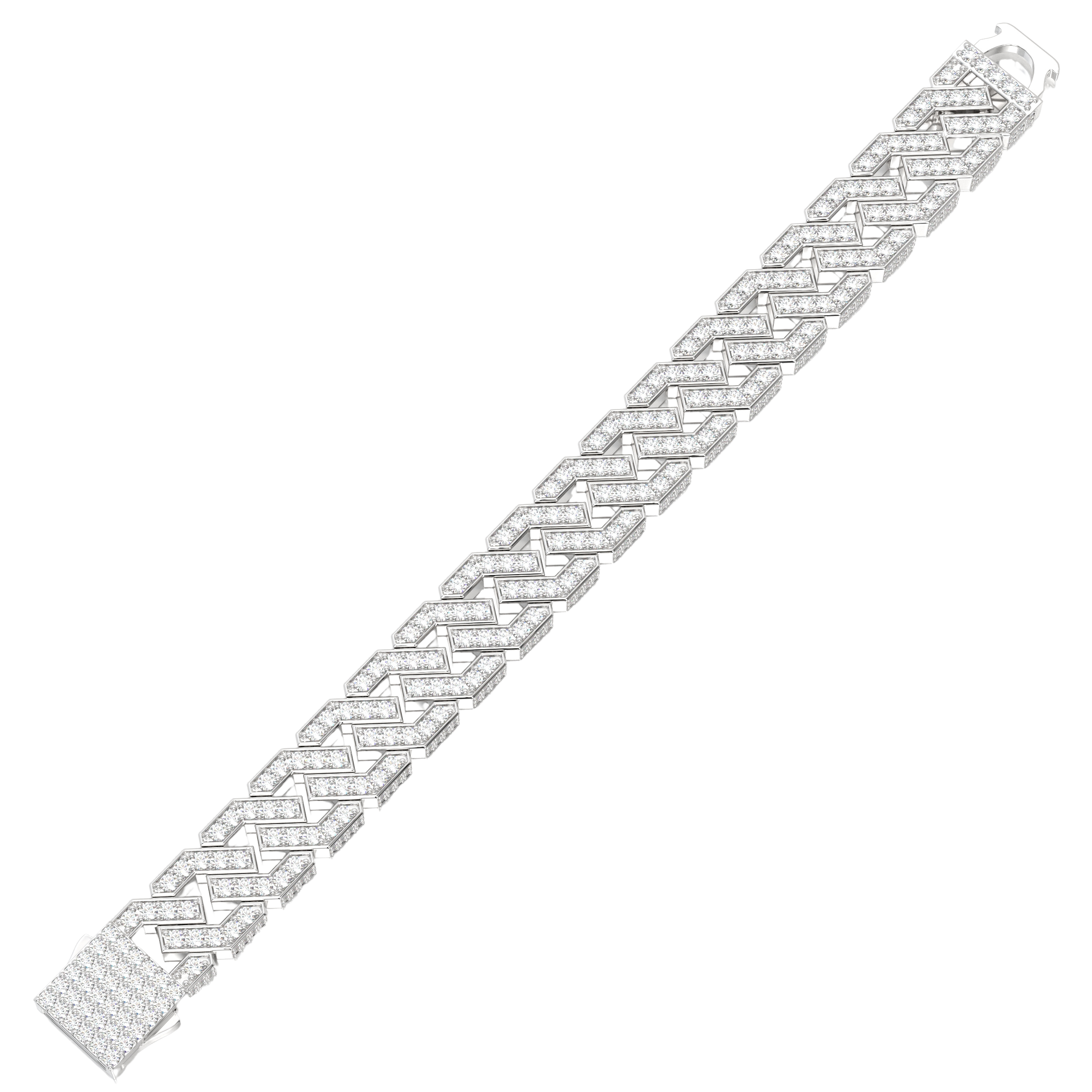 BRACELET  FALIM EN OR BLANC