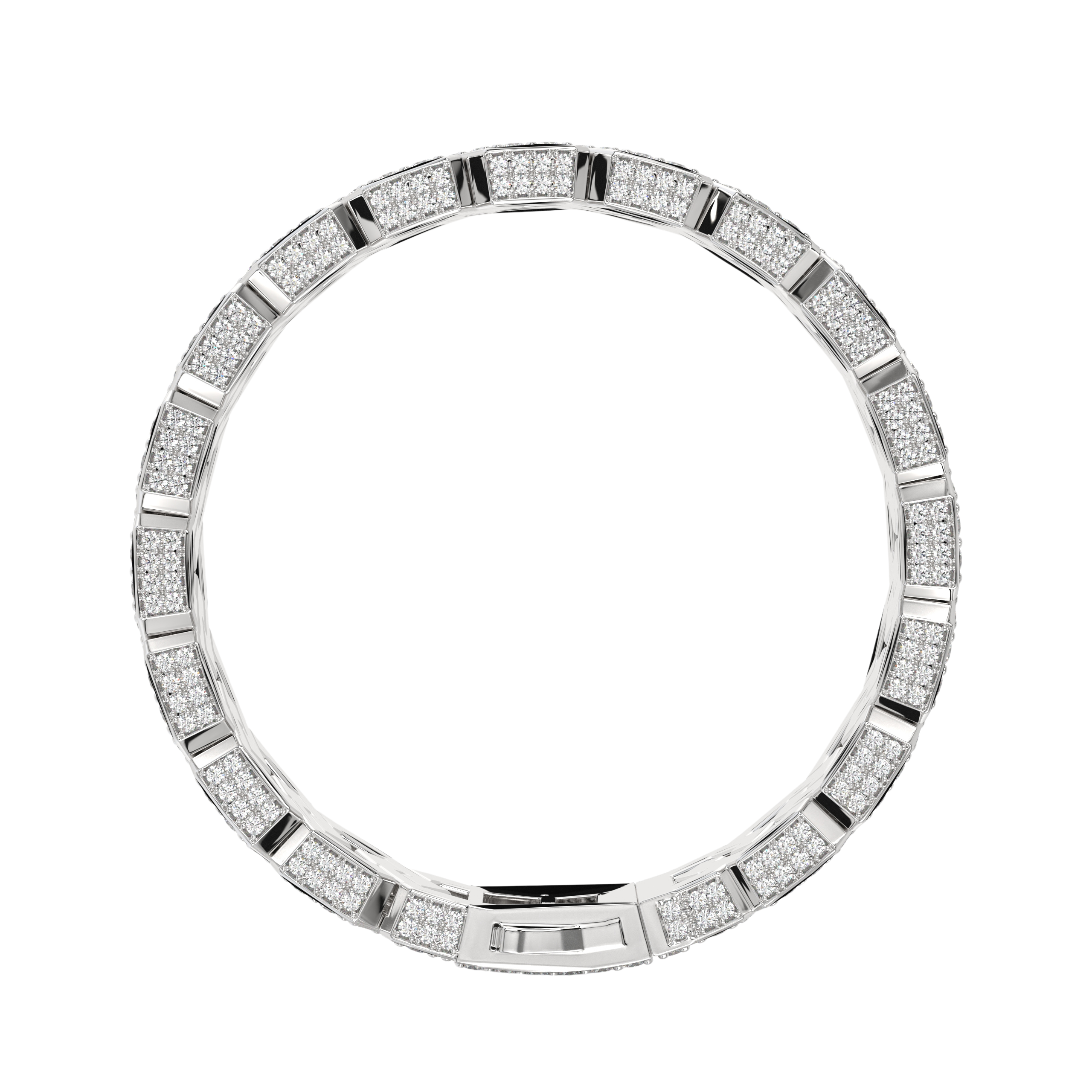 BRACELET  FALIM EN OR BLANC