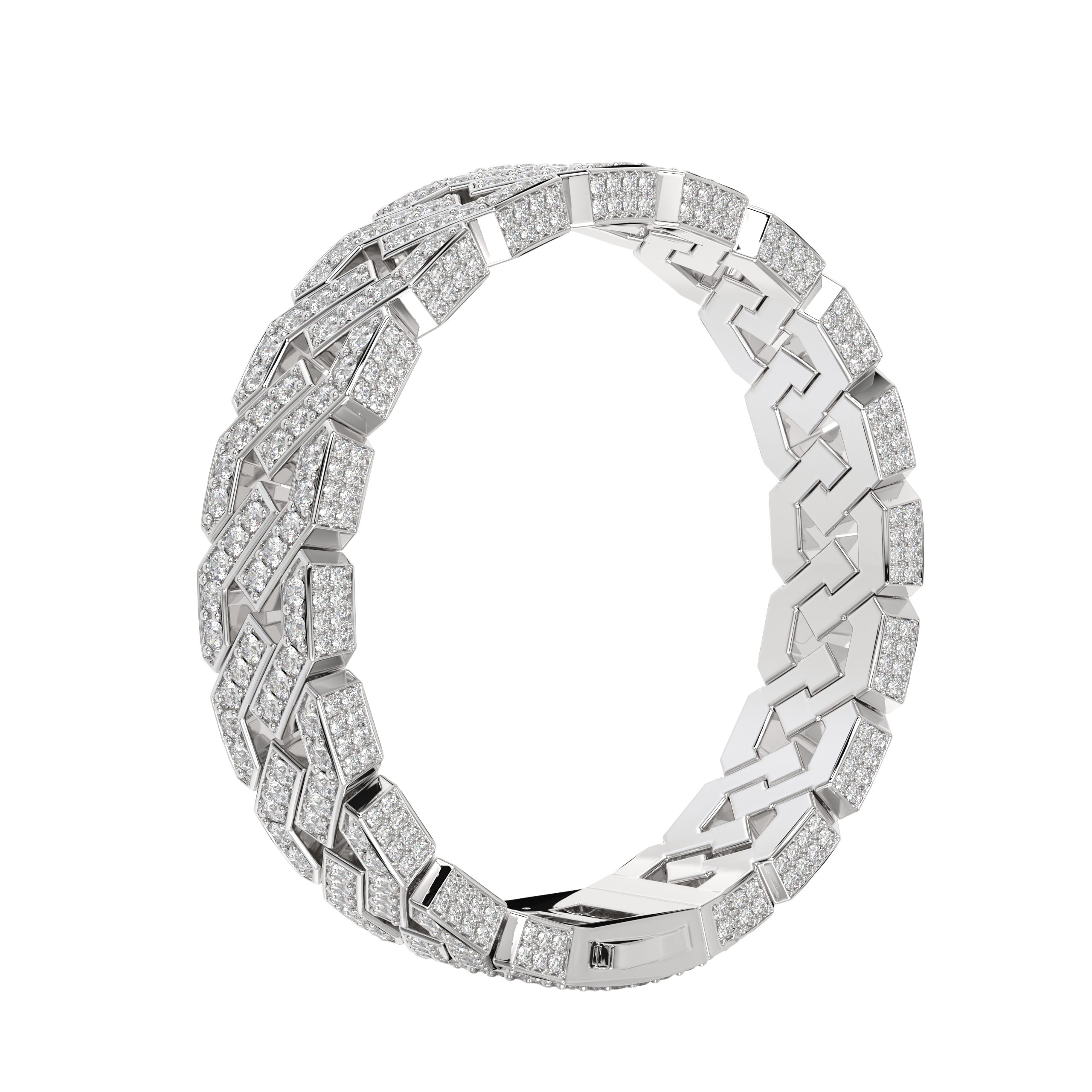BRACELET  FALIM EN OR BLANC