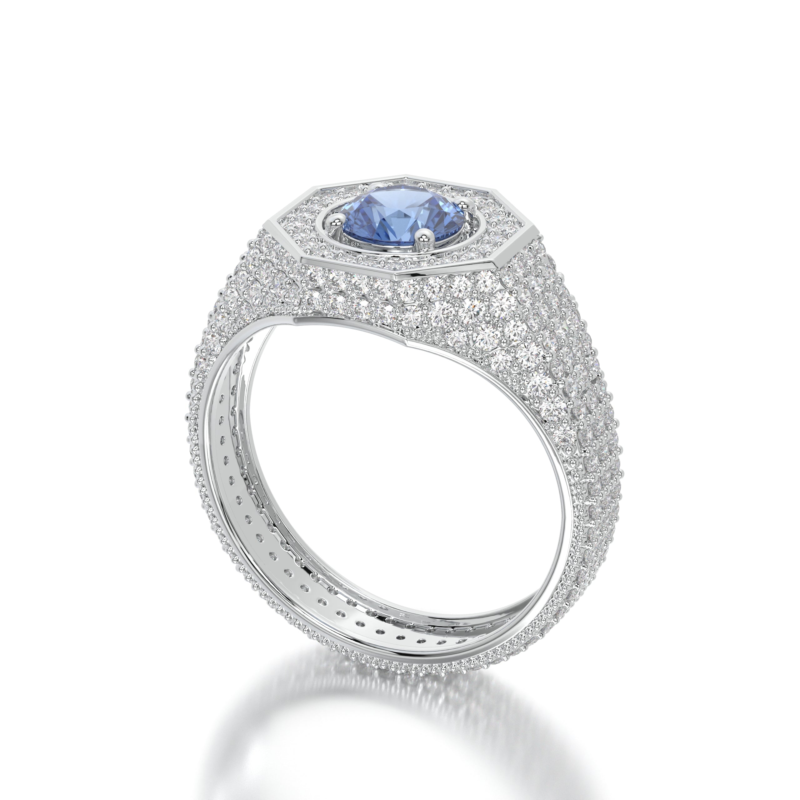 TEMIN OR BLANC ET SAPHIR