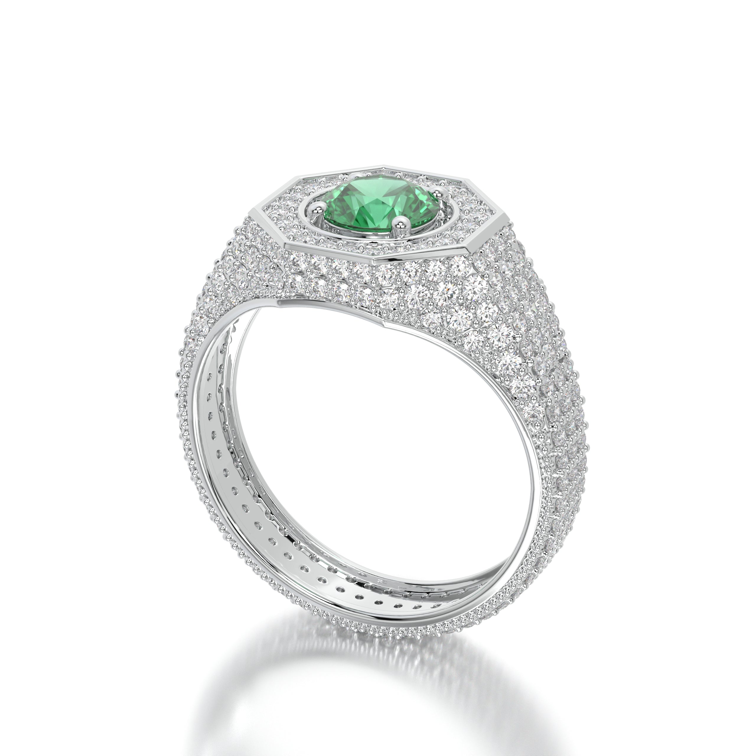 Ww paris monaco  cannes  herman mfuanani W&w paris   bague or diamant emeraude 
