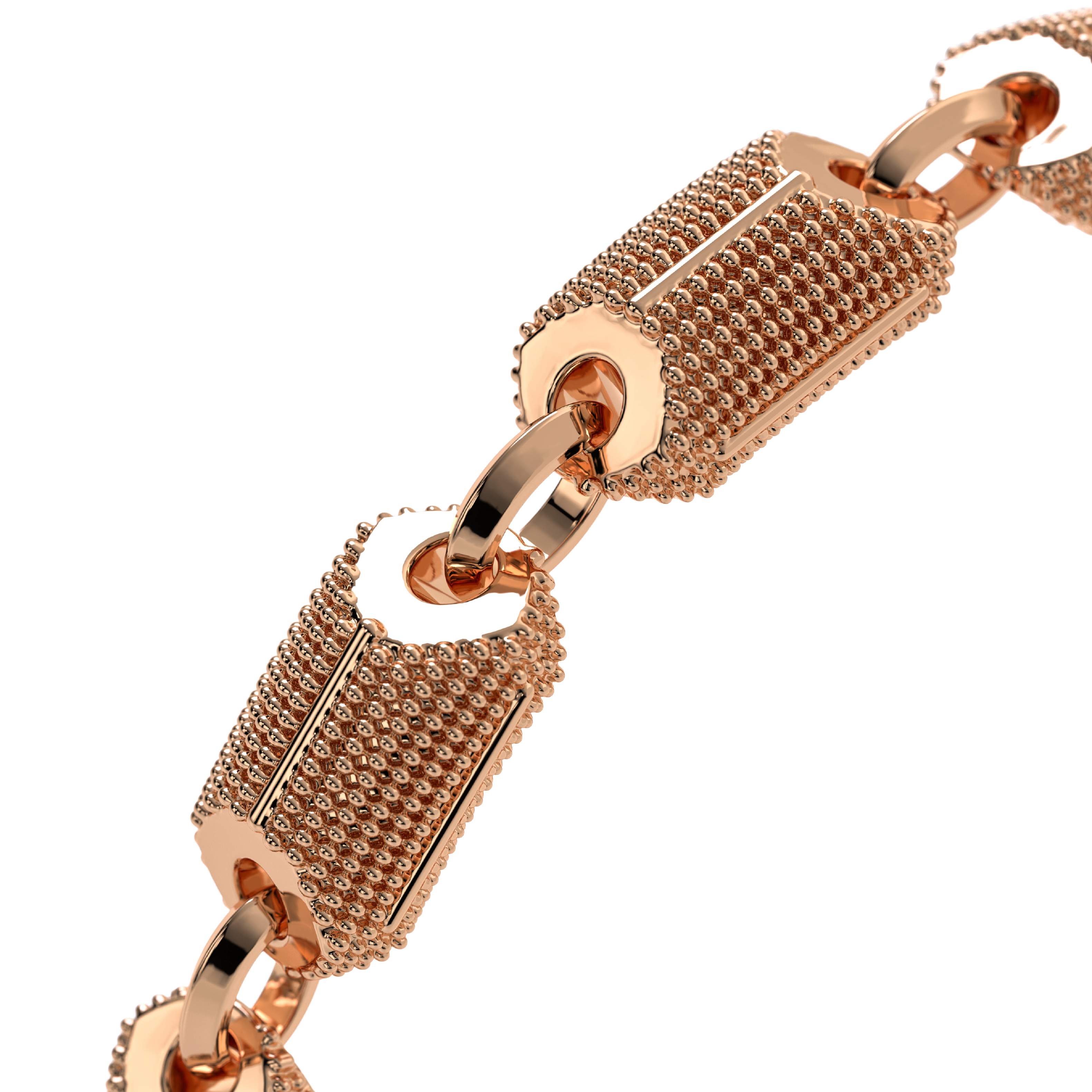 bracelet atame en or rose